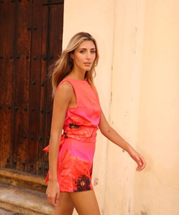 Set rojo naturaleza
